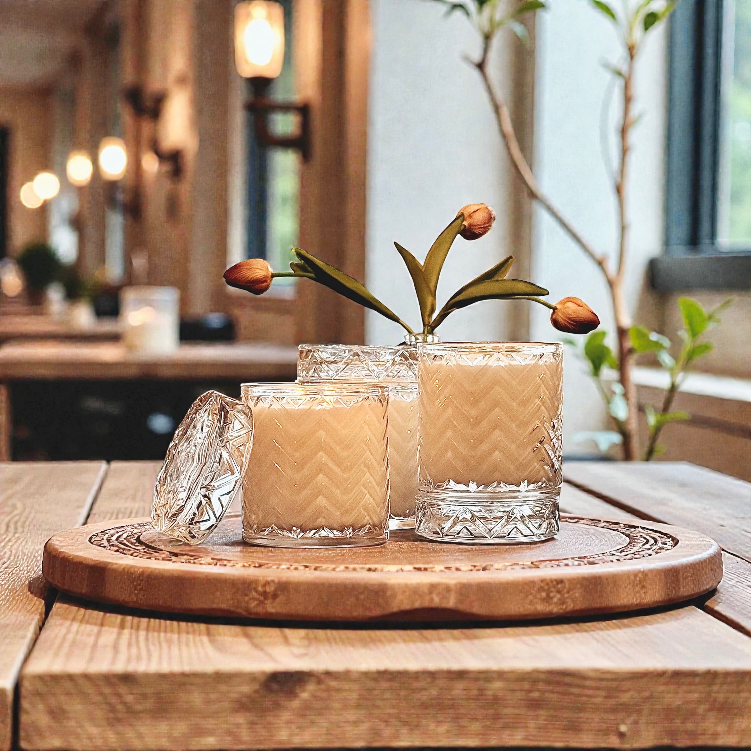 Celeste Candle - Whitewood