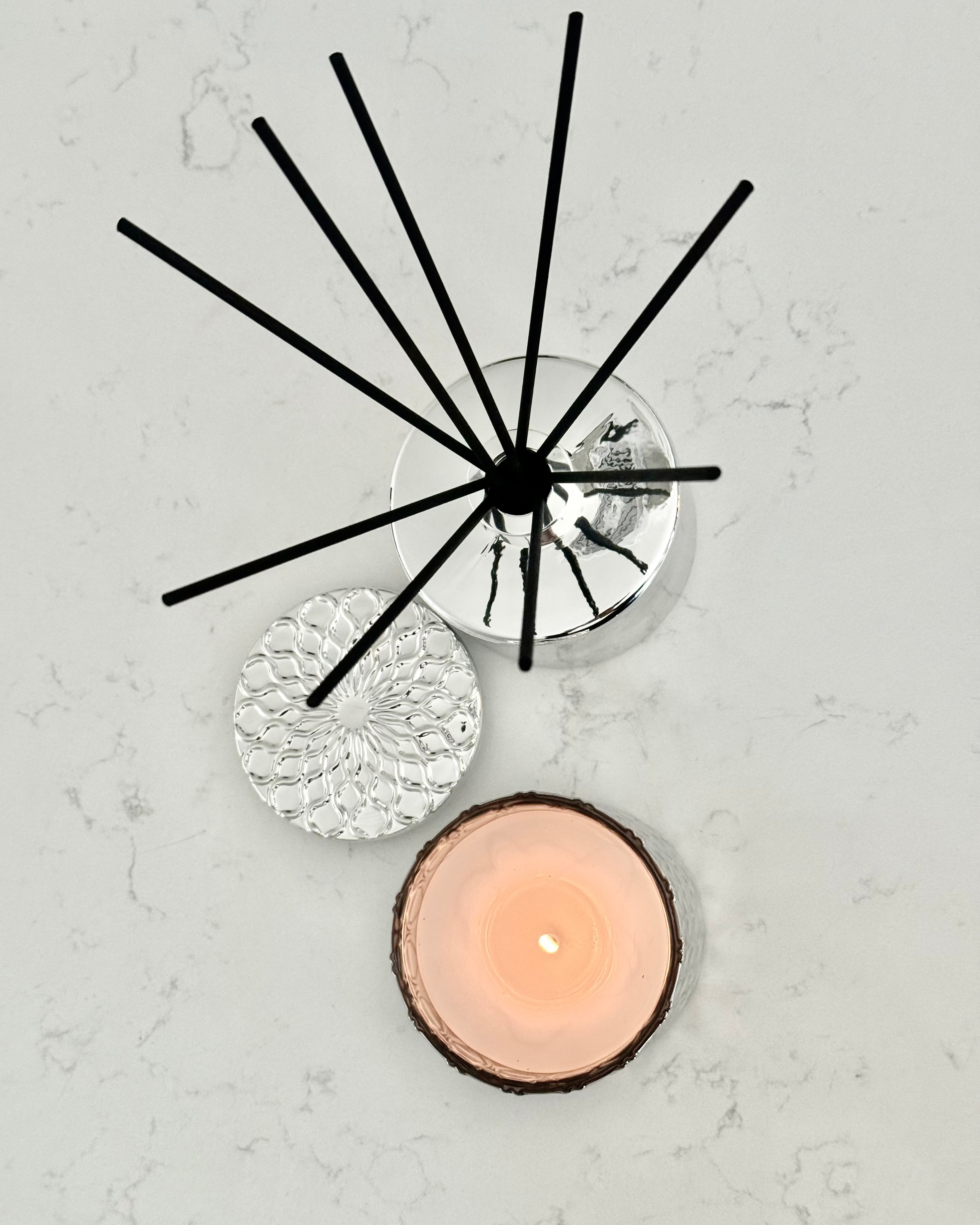 Silverscape Reed Diffuser – Amber Coast, side view