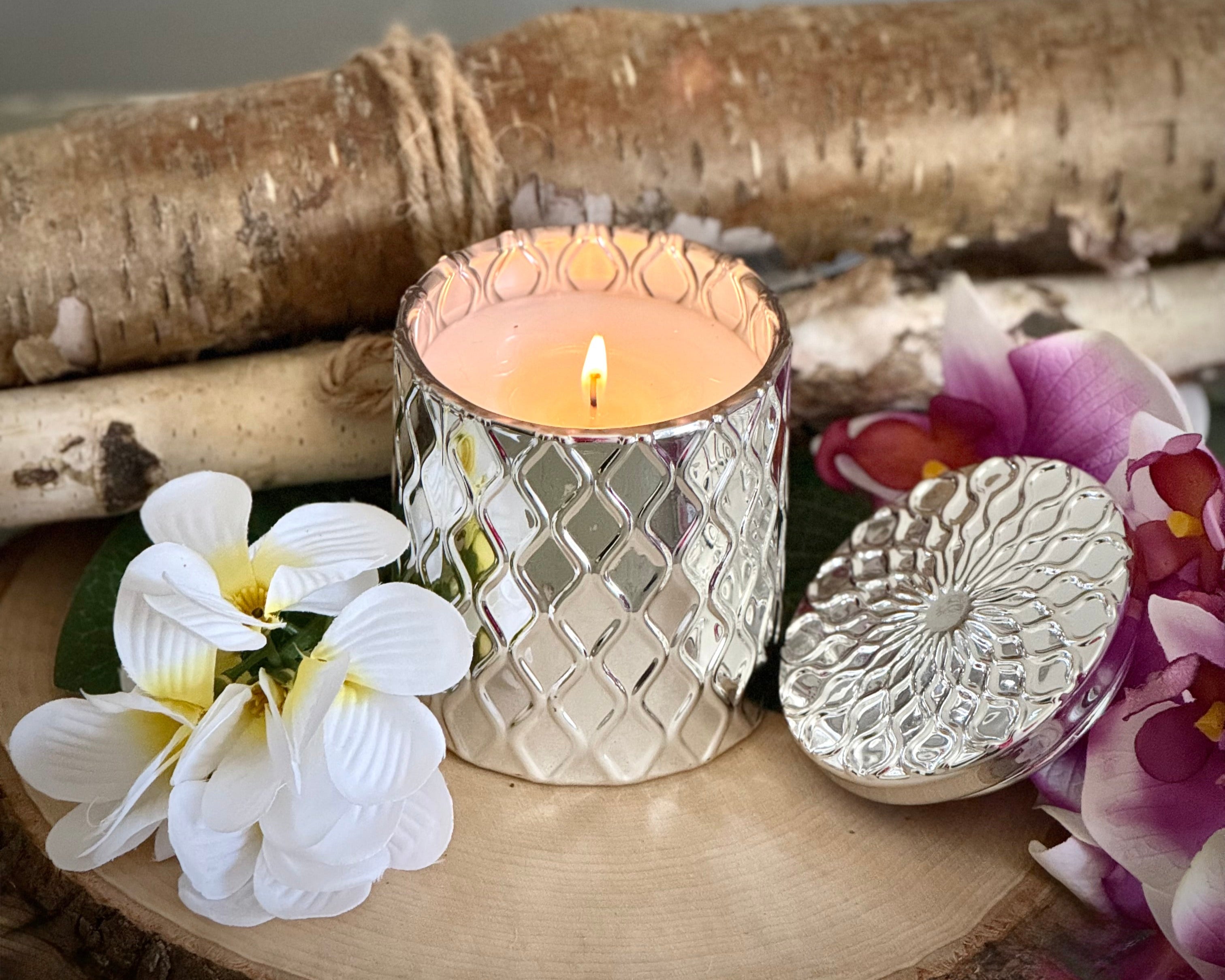 Silverscape Candle – Plumeria Whisper