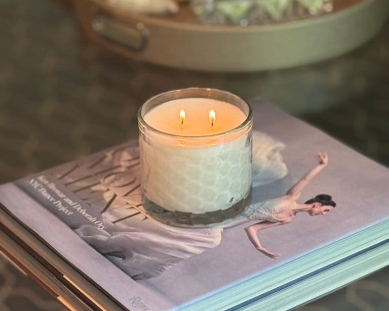 HexaGlow_Candle_-_side_view_showing_hexagonal_pattern_and_elegant_design