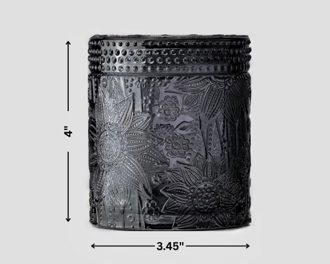 Night Bloom Candle, 4 inches tall and 3.54 inches wide