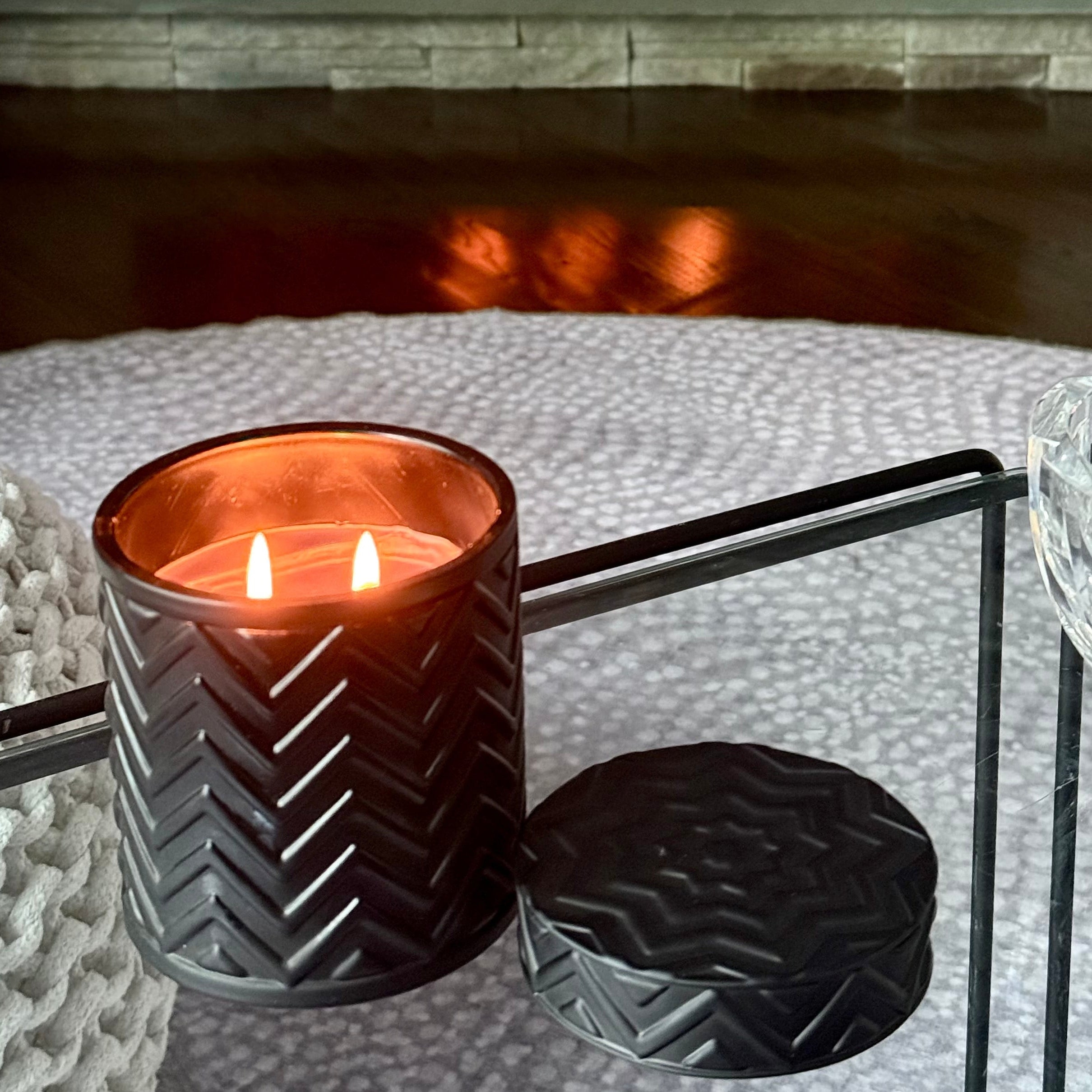 Onyx Moon Candle – Angled