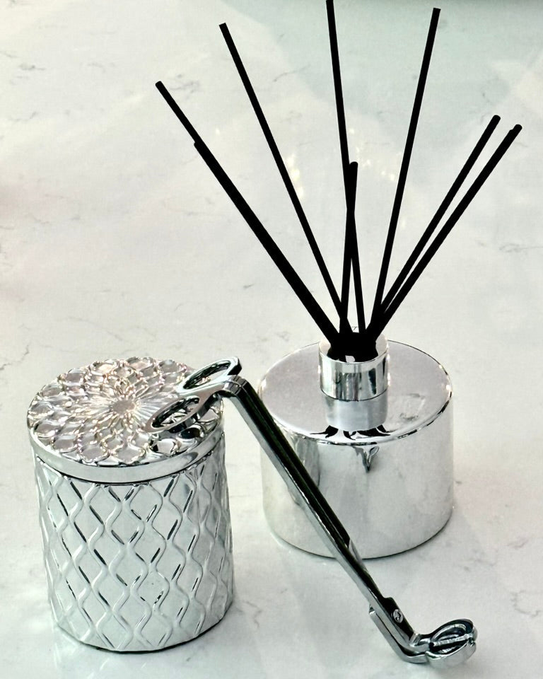 Silverscape Reed Diffuser – Cabana Daydream, side view