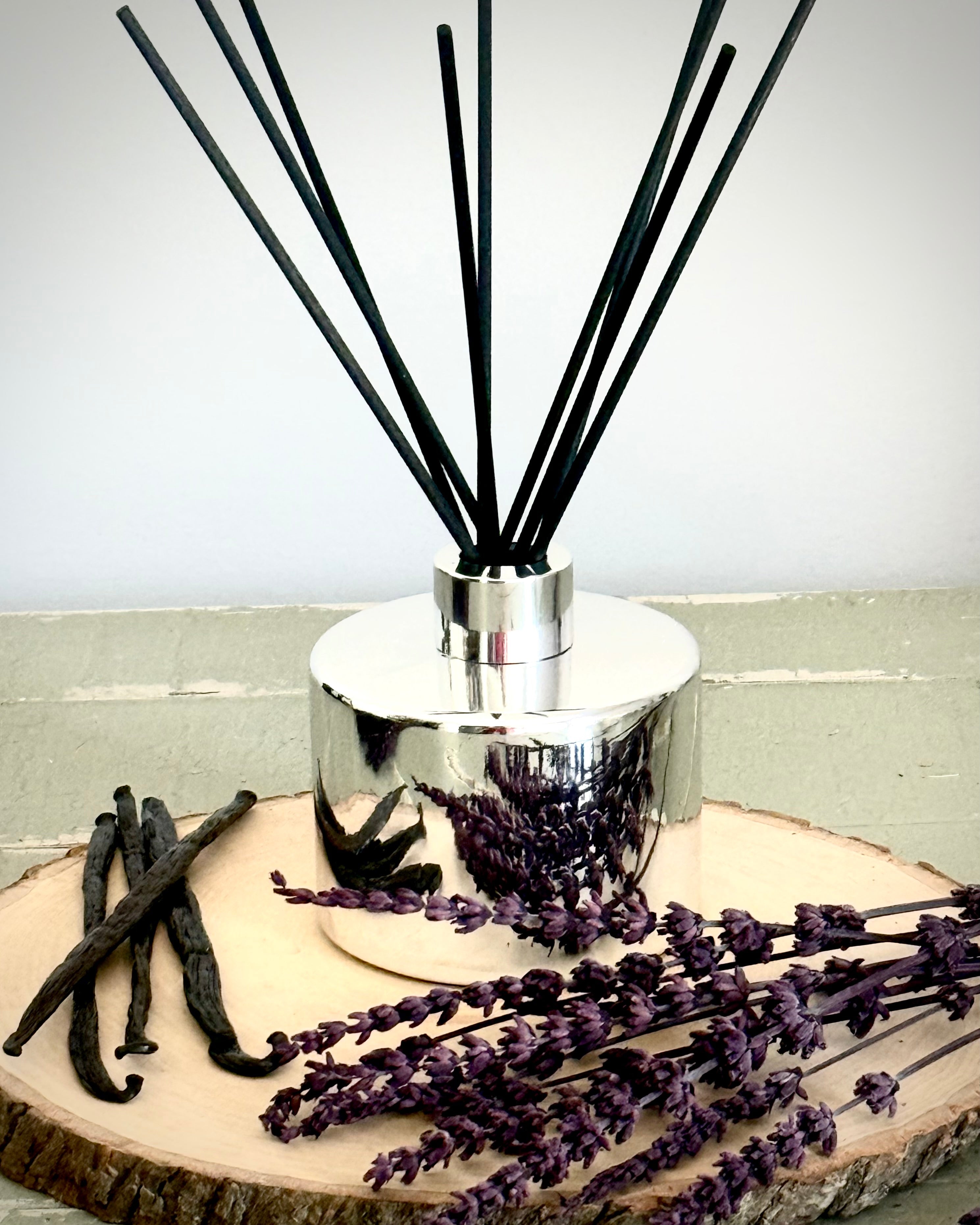 Silverscape Reed Diffuser – Lavender & Vanilla Bliss, front view