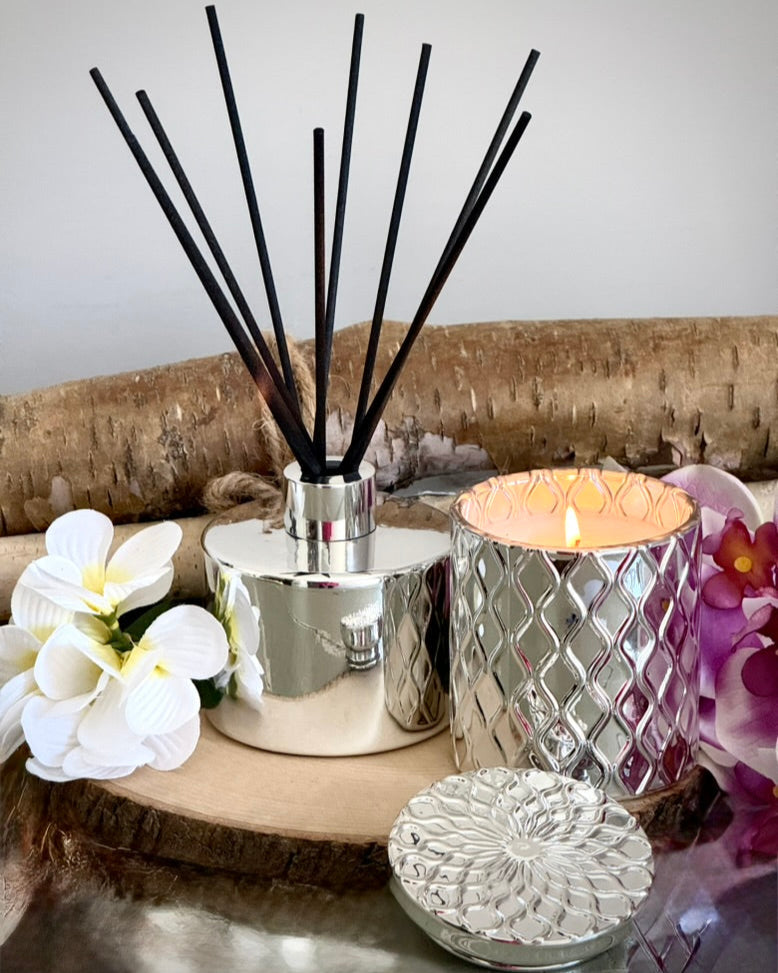 Silverscape Reed Diffuser – Coastal Essence, side view