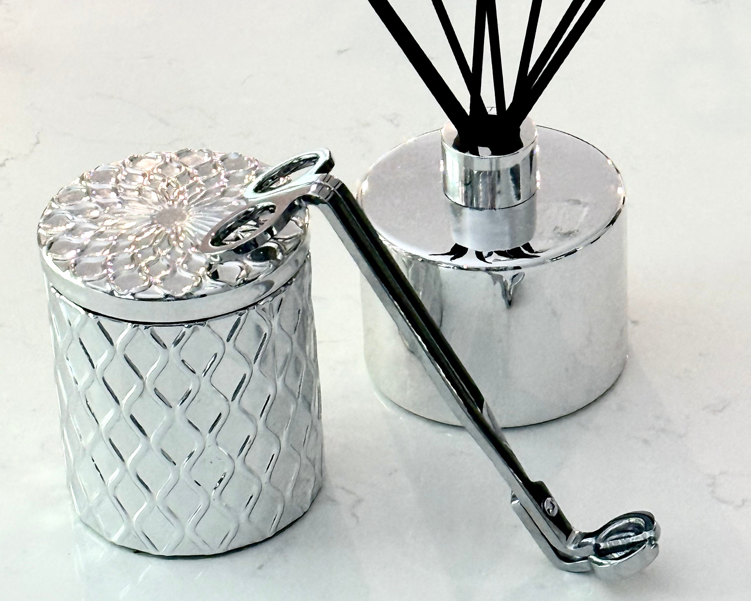 Silverscape Candle – styled in a modern home setting