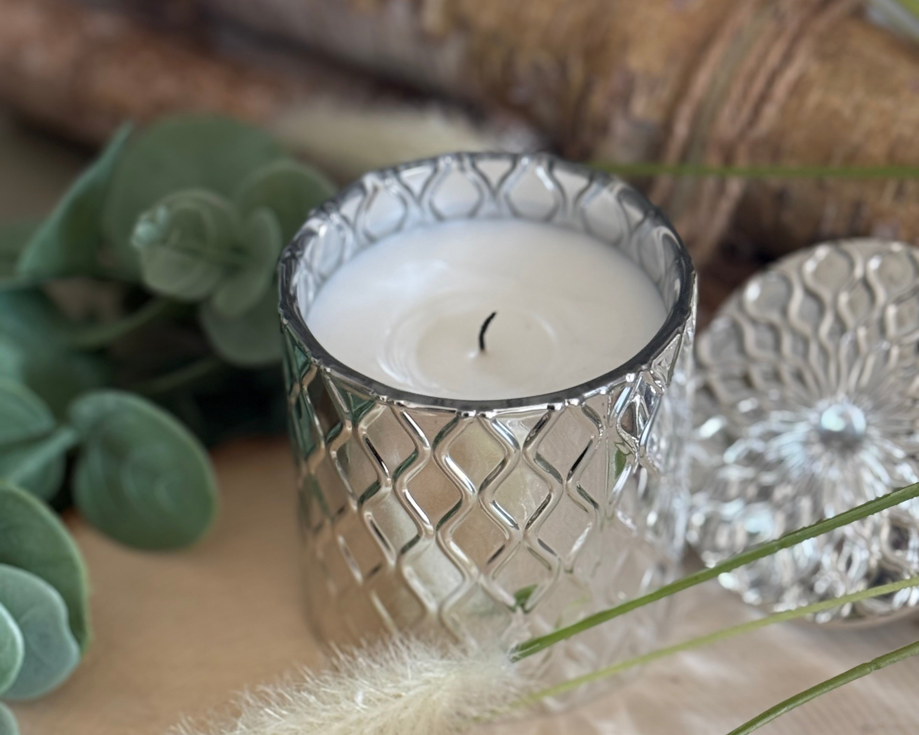 Silverscape Candle – Woodland & Mahogany Teak